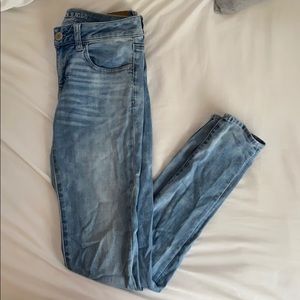 American Eagle super low rise jeggings